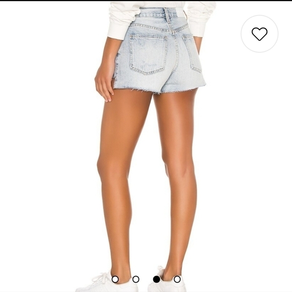 PISTOLA denim Kylee Relaxed high rise shorts in blush pink - Picture 6 of 9